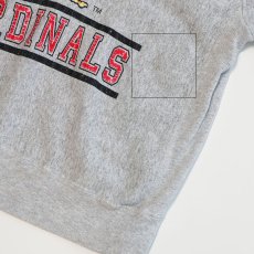 画像8: 80's Hanes REVERSE WEAVE style PRINT CREW NECK SWEAT  "LOUISVILLE CARDINALS" "MADE IN USA" (8)