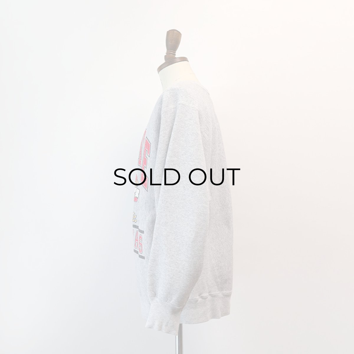 画像16: 80's Hanes REVERSE WEAVE style PRINT CREW NECK SWEAT  "LOUISVILLE CARDINALS" "MADE IN USA" (16)