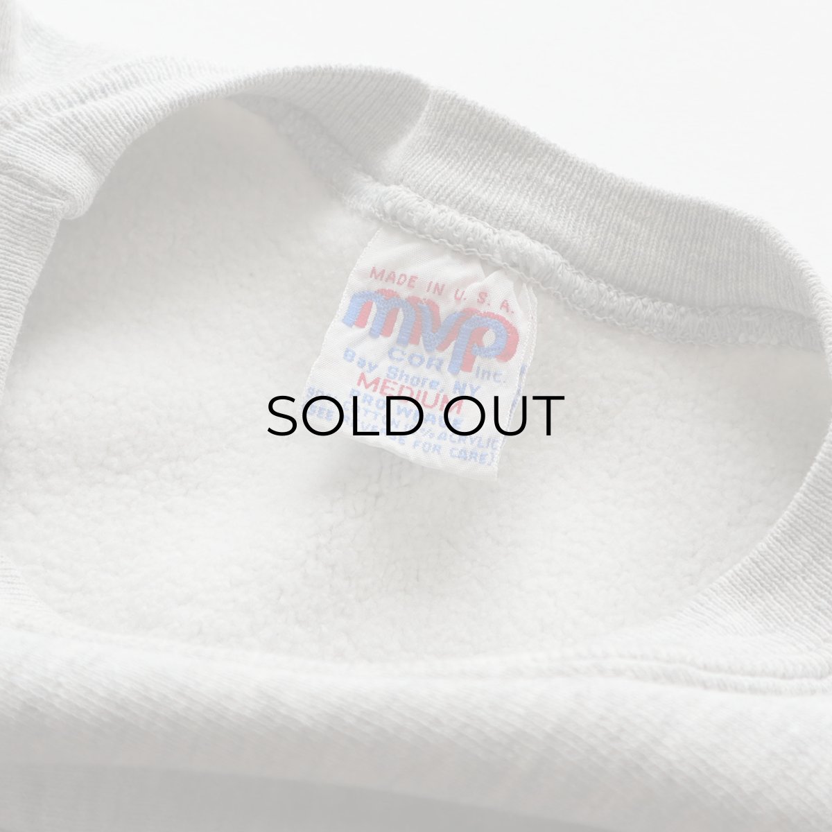 画像6: 80's mvp REVERSE WEAVE style LETTERED CREW NECK SWEAT  "WMU" "MADE IN USA" (6)