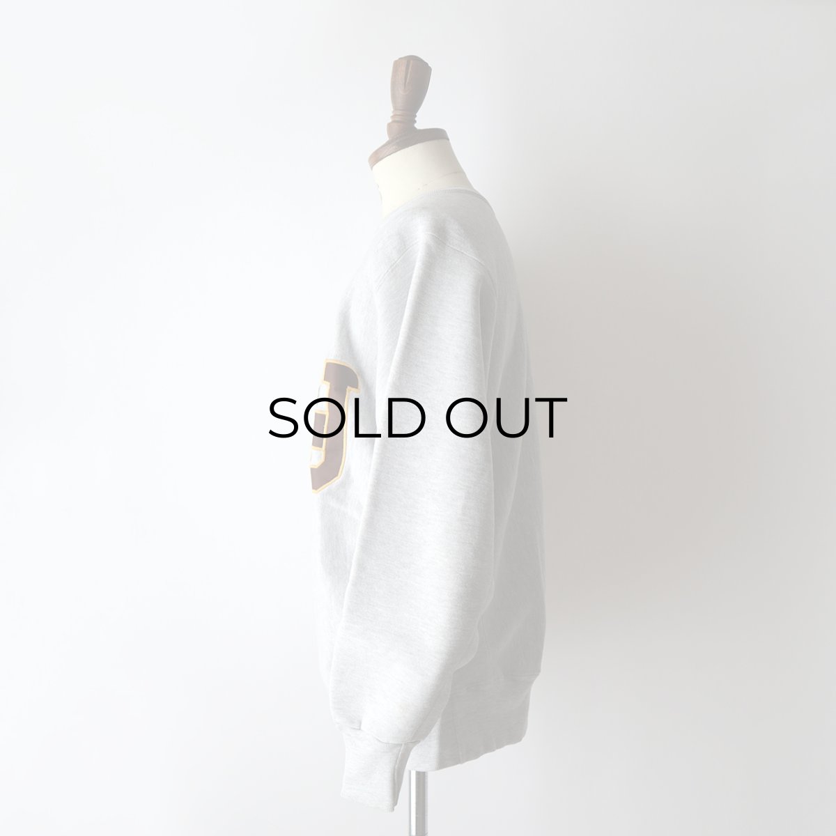 画像14: 80's mvp REVERSE WEAVE style LETTERED CREW NECK SWEAT  "WMU" "MADE IN USA" (14)