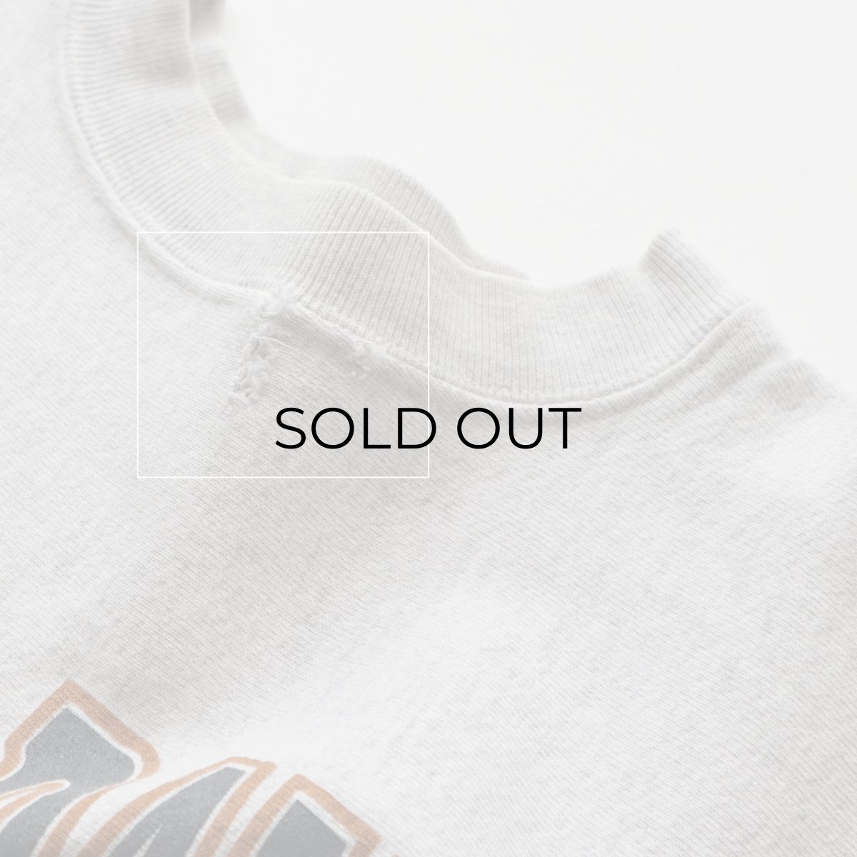 画像11: 90's Midwest Embroidery REVERSE WEAVE style PRINT CREW NECK SWEAT  "NOTRE DAME" "MADE IN USA" (11)