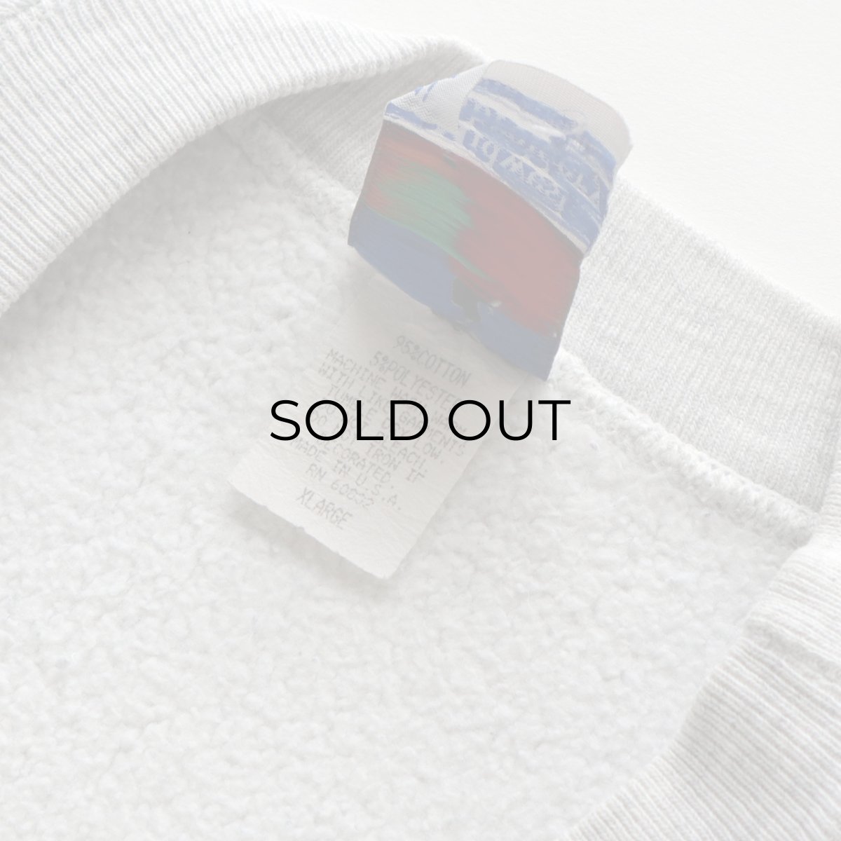 画像7: 90's Midwest Embroidery REVERSE WEAVE style PRINT CREW NECK SWEAT  "NOTRE DAME" "MADE IN USA" (7)