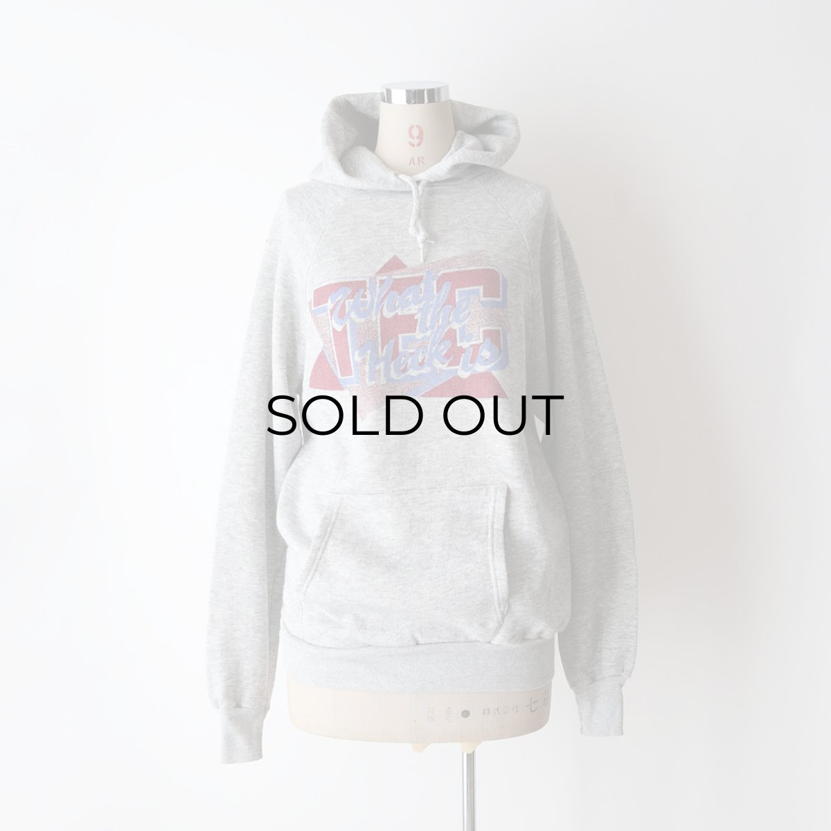 画像8: 80's UNKNOWN BRAND PRINT SWEAT PULLOVER PARKA "TEC What the Heck is" "MADE IN USA" (8)