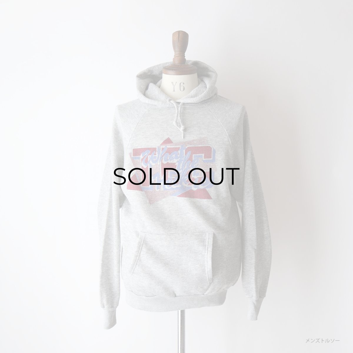 画像11: 80's UNKNOWN BRAND PRINT SWEAT PULLOVER PARKA "TEC What the Heck is" "MADE IN USA" (11)