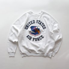 画像1: 〜80's ARTEX PRINT CREW NECK SWEAT "UNITED STATES AIR FORCE" "MADE IN USA" (1)