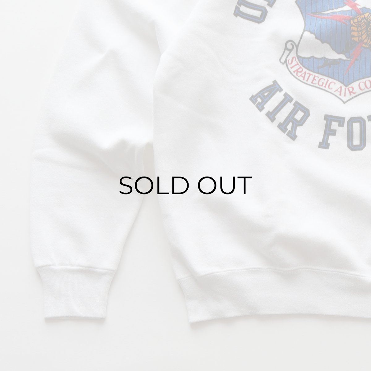 画像4: 〜80's ARTEX PRINT CREW NECK SWEAT "UNITED STATES AIR FORCE" "MADE IN USA" (4)