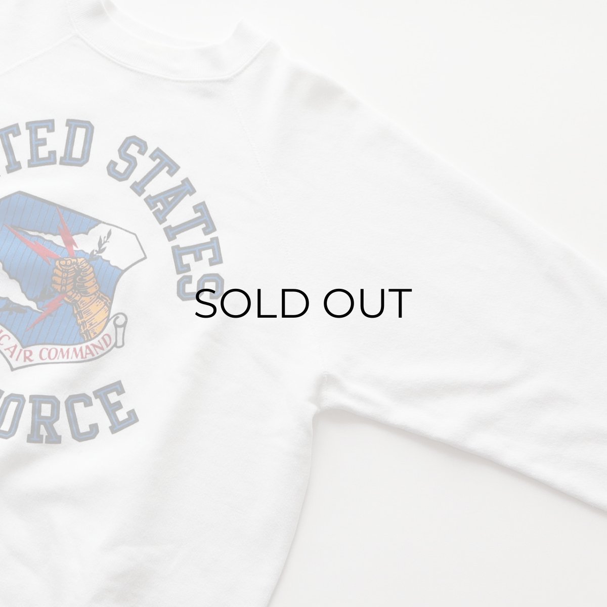 画像3: 〜80's ARTEX PRINT CREW NECK SWEAT "UNITED STATES AIR FORCE" "MADE IN USA" (3)