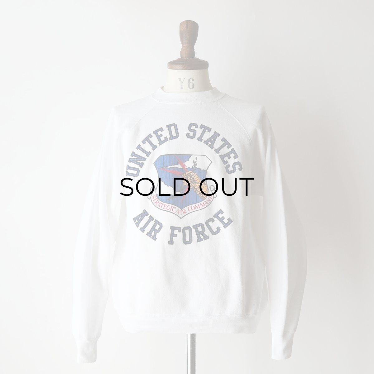 画像12: 〜80's ARTEX PRINT CREW NECK SWEAT "UNITED STATES AIR FORCE" "MADE IN USA" (12)