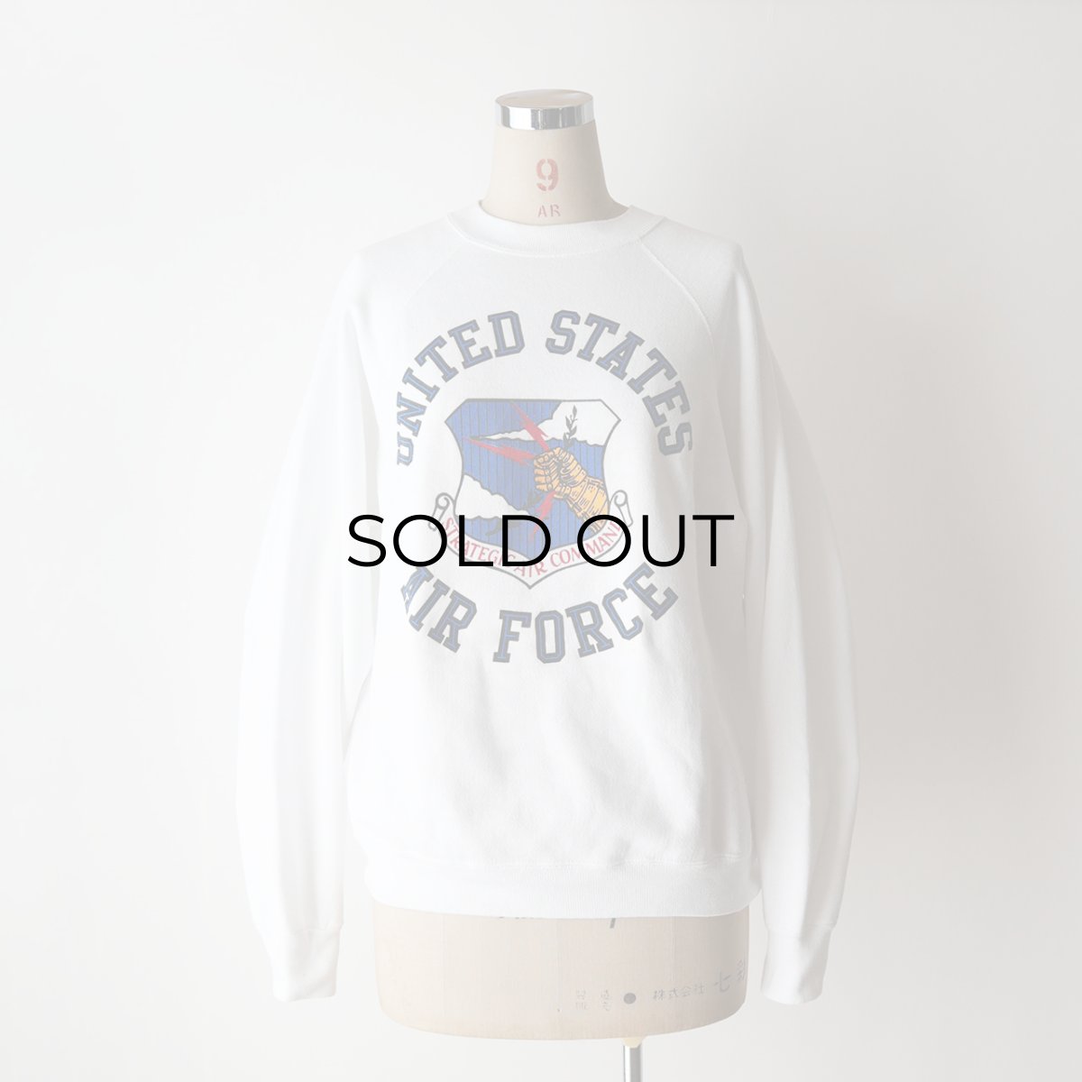 画像15: 〜80's ARTEX PRINT CREW NECK SWEAT "UNITED STATES AIR FORCE" "MADE IN USA" (15)