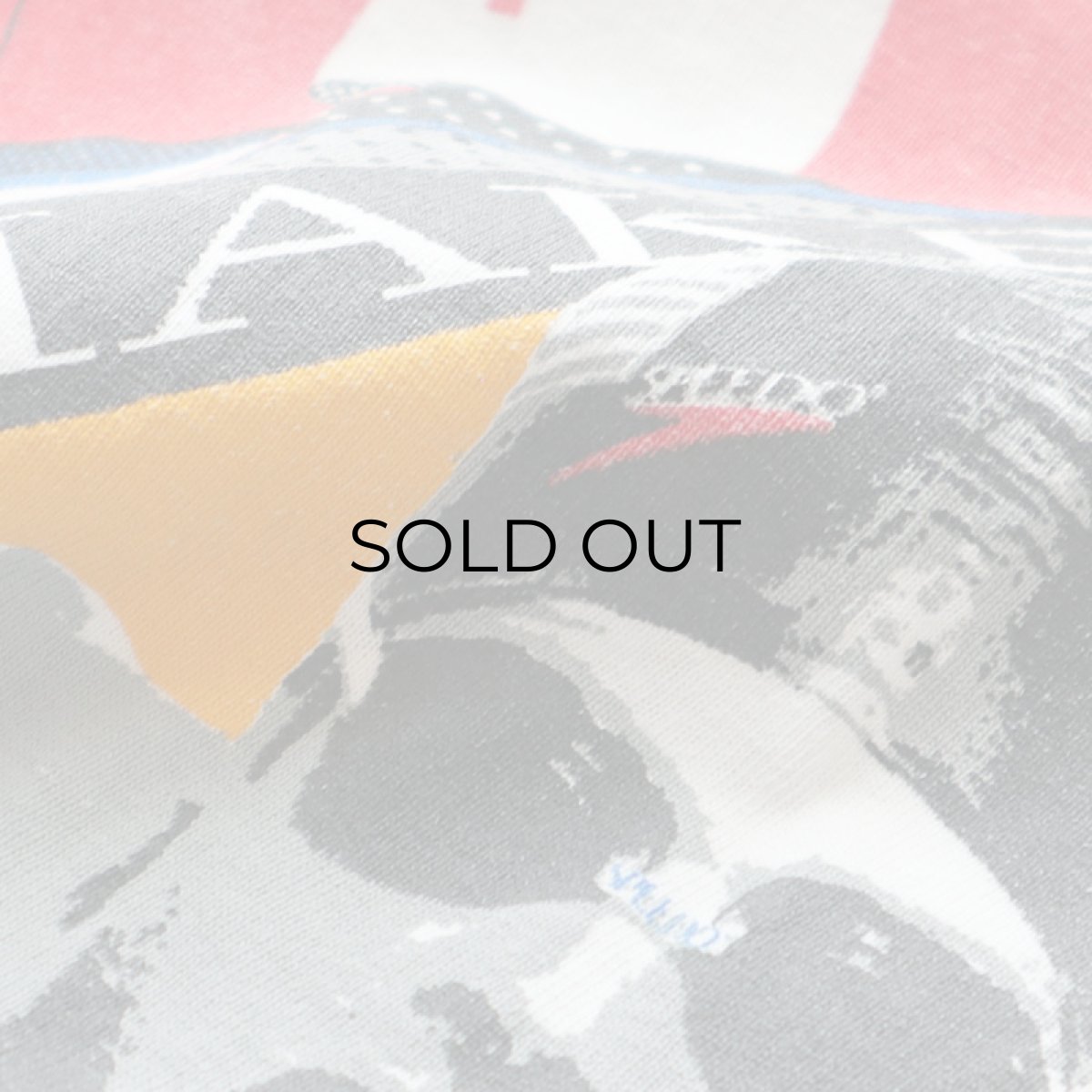 画像7: 90's SPEEDO COTTON W-PRINT MOCK NECK L/S TEE "MAKE THEM EAY WAKE" "MADE IN USA" (7)