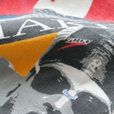 画像7: 90's SPEEDO COTTON W-PRINT MOCK NECK L/S TEE "MAKE THEM EAY WAKE" "MADE IN USA" (7)