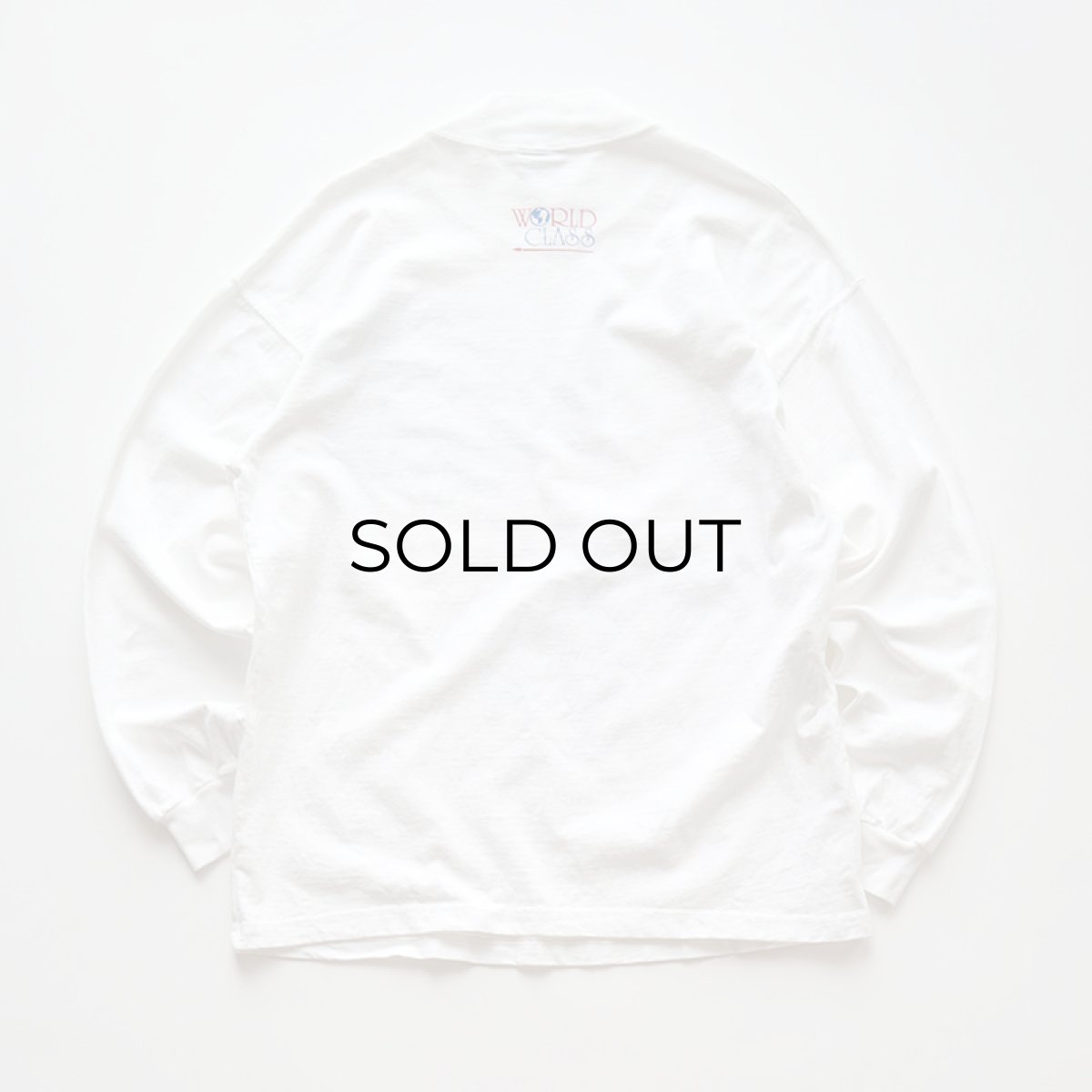 画像3: 〜00's Goodwear HEAVY COTTON W-PRINT MOCK NECK L/S TEE "WORLD CLASS" "MADE IN USA" (3)