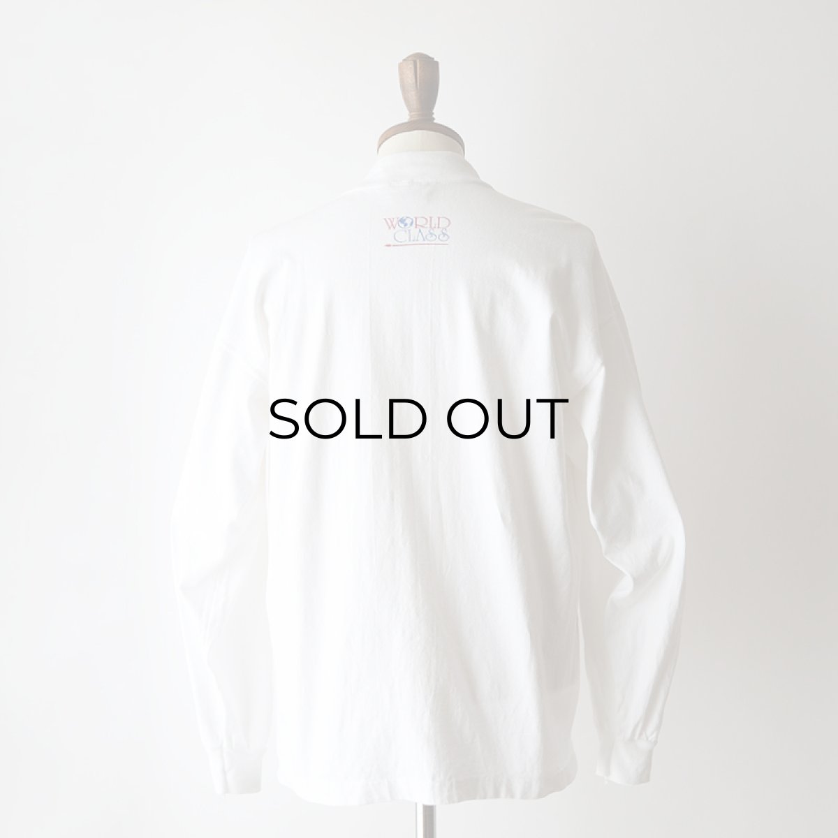 画像13: 〜00's Goodwear HEAVY COTTON W-PRINT MOCK NECK L/S TEE "WORLD CLASS" "MADE IN USA" (13)