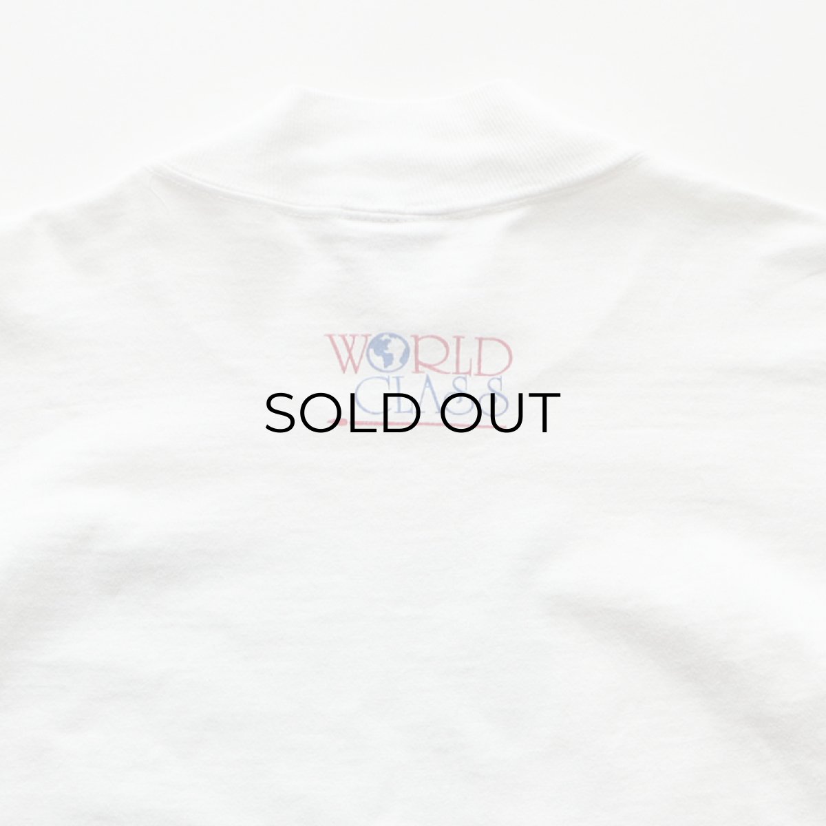 画像8: 〜00's Goodwear HEAVY COTTON W-PRINT MOCK NECK L/S TEE "WORLD CLASS" "MADE IN USA" (8)