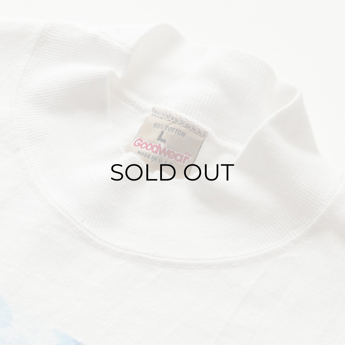 画像6: 〜00's Goodwear HEAVY COTTON W-PRINT MOCK NECK L/S TEE "WORLD CLASS" "MADE IN USA" (6)