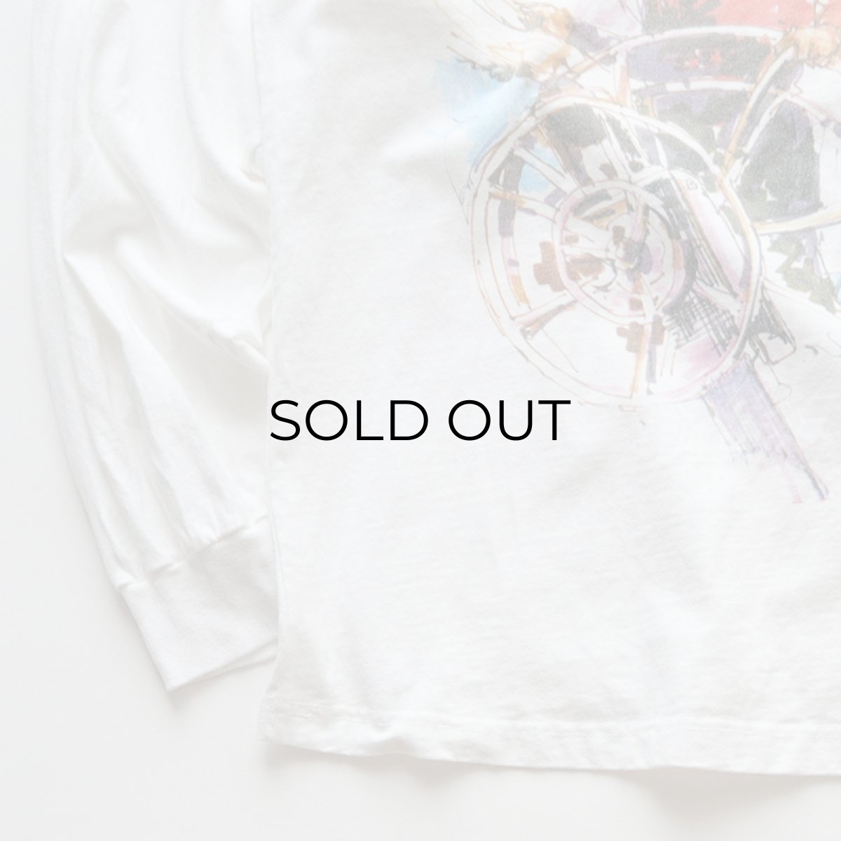 画像5: 〜00's Goodwear HEAVY COTTON W-PRINT MOCK NECK L/S TEE "WORLD CLASS" "MADE IN USA" (5)