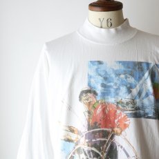 画像9: 〜00's Goodwear HEAVY COTTON W-PRINT MOCK NECK L/S TEE "WORLD CLASS" "MADE IN USA" (9)