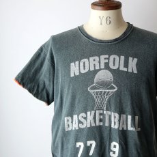 画像10: 70's Sport-T by STEDMAN COTTON PRINT S/S W-FACE TEE "NORFOLK BASKETBALL" 【Large】 (10)