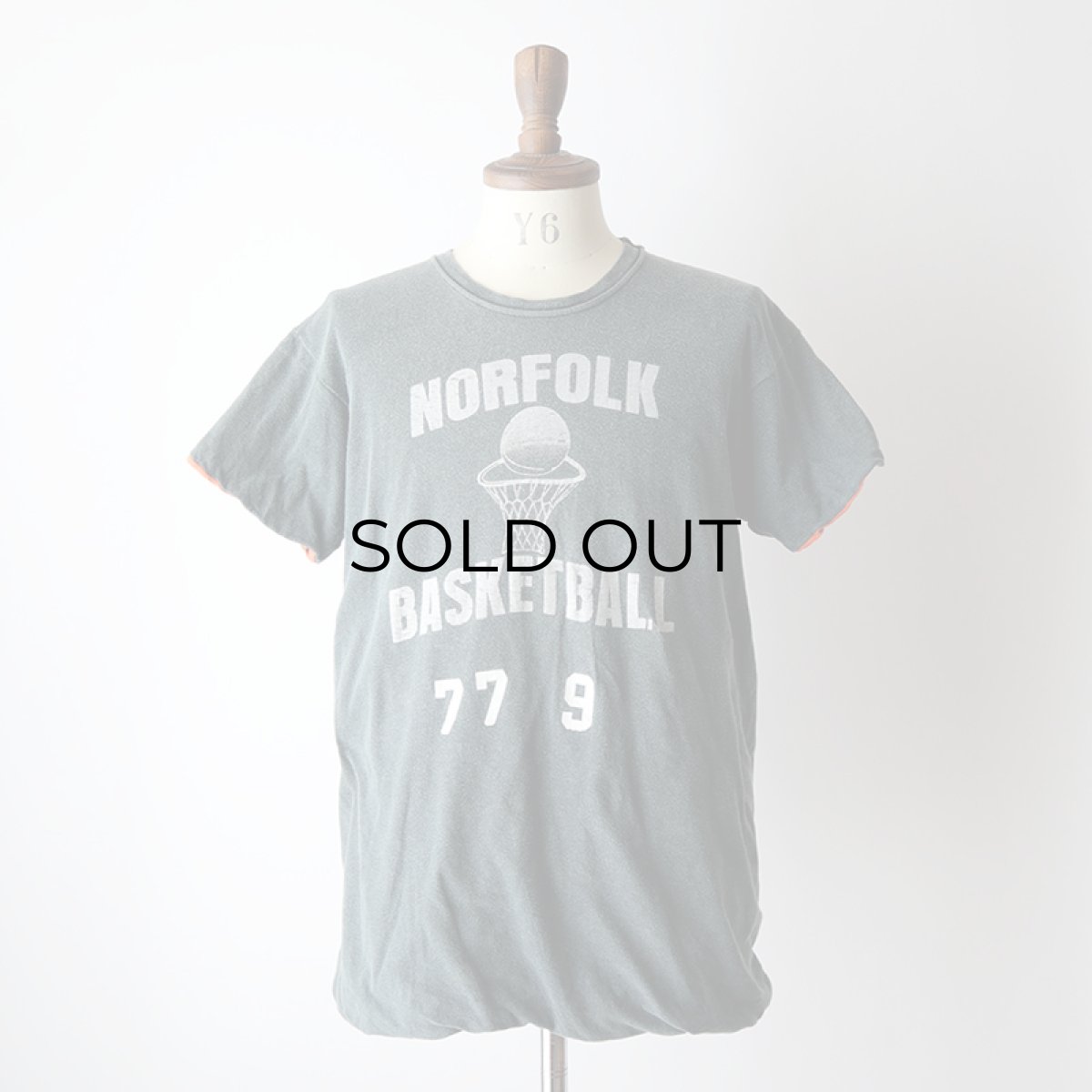 画像11: 70's Sport-T by STEDMAN COTTON PRINT S/S W-FACE TEE "NORFOLK BASKETBALL" 【Large】 (11)