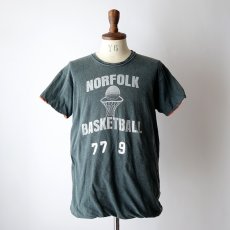 画像11: 70's Sport-T by STEDMAN COTTON PRINT S/S W-FACE TEE "NORFOLK BASKETBALL" 【Large】 (11)