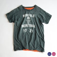 画像1: 70's Sport-T by STEDMAN COTTON PRINT S/S W-FACE TEE "NORFOLK BASKETBALL" 【X-Large】 (1)