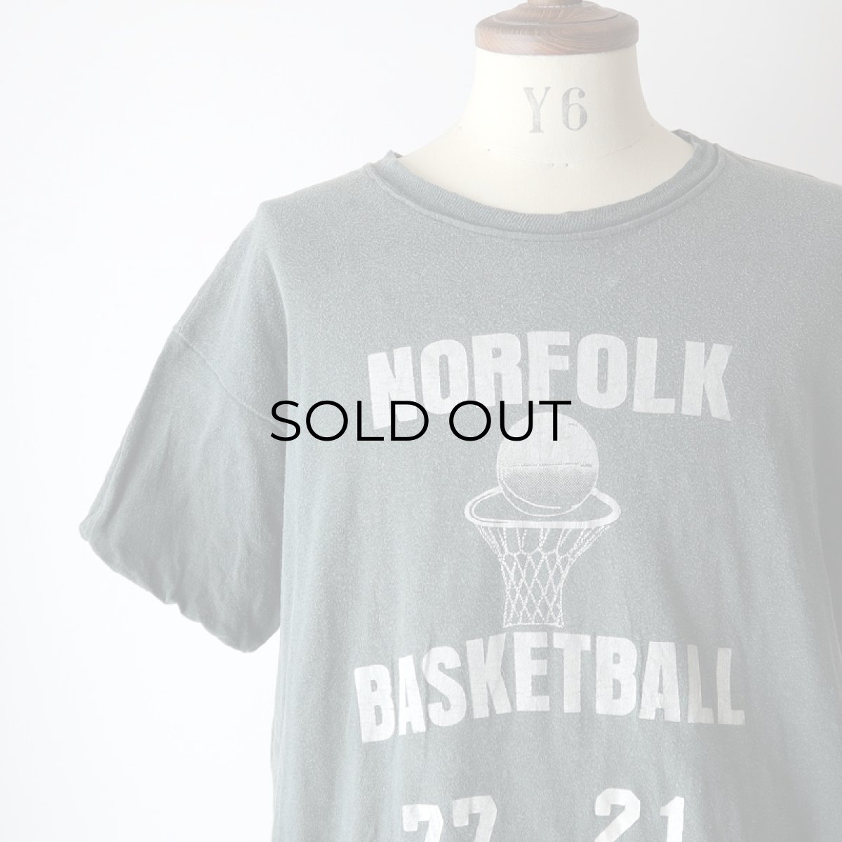 画像12: 70's Sport-T by STEDMAN COTTON PRINT S/S W-FACE TEE "NORFOLK BASKETBALL" 【X-Large】 (12)