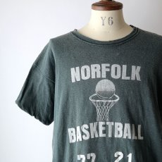 画像12: 70's Sport-T by STEDMAN COTTON PRINT S/S W-FACE TEE "NORFOLK BASKETBALL" 【X-Large】 (12)