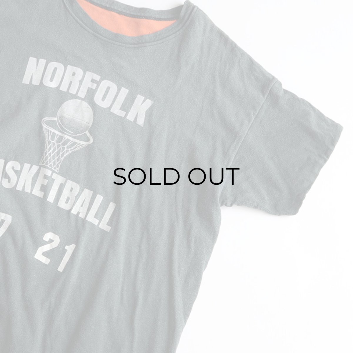 画像6: 70's Sport-T by STEDMAN COTTON PRINT S/S W-FACE TEE "NORFOLK BASKETBALL" 【X-Large】 (6)