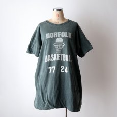 画像15: 70's Sport-T by STEDMAN COTTON PRINT S/S W-FACE TEE "NORFOLK BASKETBALL" 【X-Large 程度】 (15)