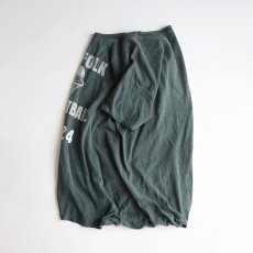 画像2: 70's Sport-T by STEDMAN COTTON PRINT S/S W-FACE TEE "NORFOLK BASKETBALL" 【X-Large 程度】 (2)