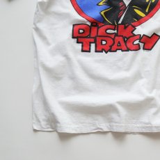 画像4: 90's UNKNOWN BRAND COTTON PRINT S/S MOVIE TEE "DICK TRACY" "MADE IN USA" (4)