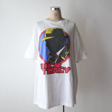 画像11: 90's UNKNOWN BRAND COTTON PRINT S/S MOVIE TEE "DICK TRACY" "MADE IN USA" (11)