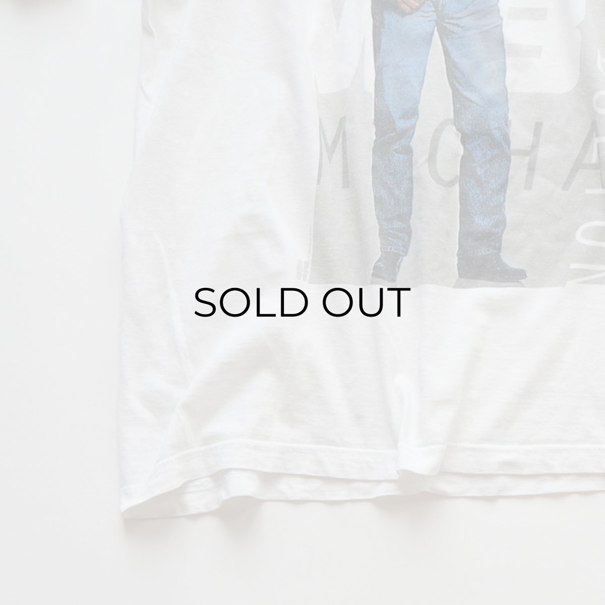 画像4: 90's UNKNOWN BRAND COTTON W-PRINT S/S ARTIST TEE "MICHAEL BOLTON WORLD TOUR 1996" (4)