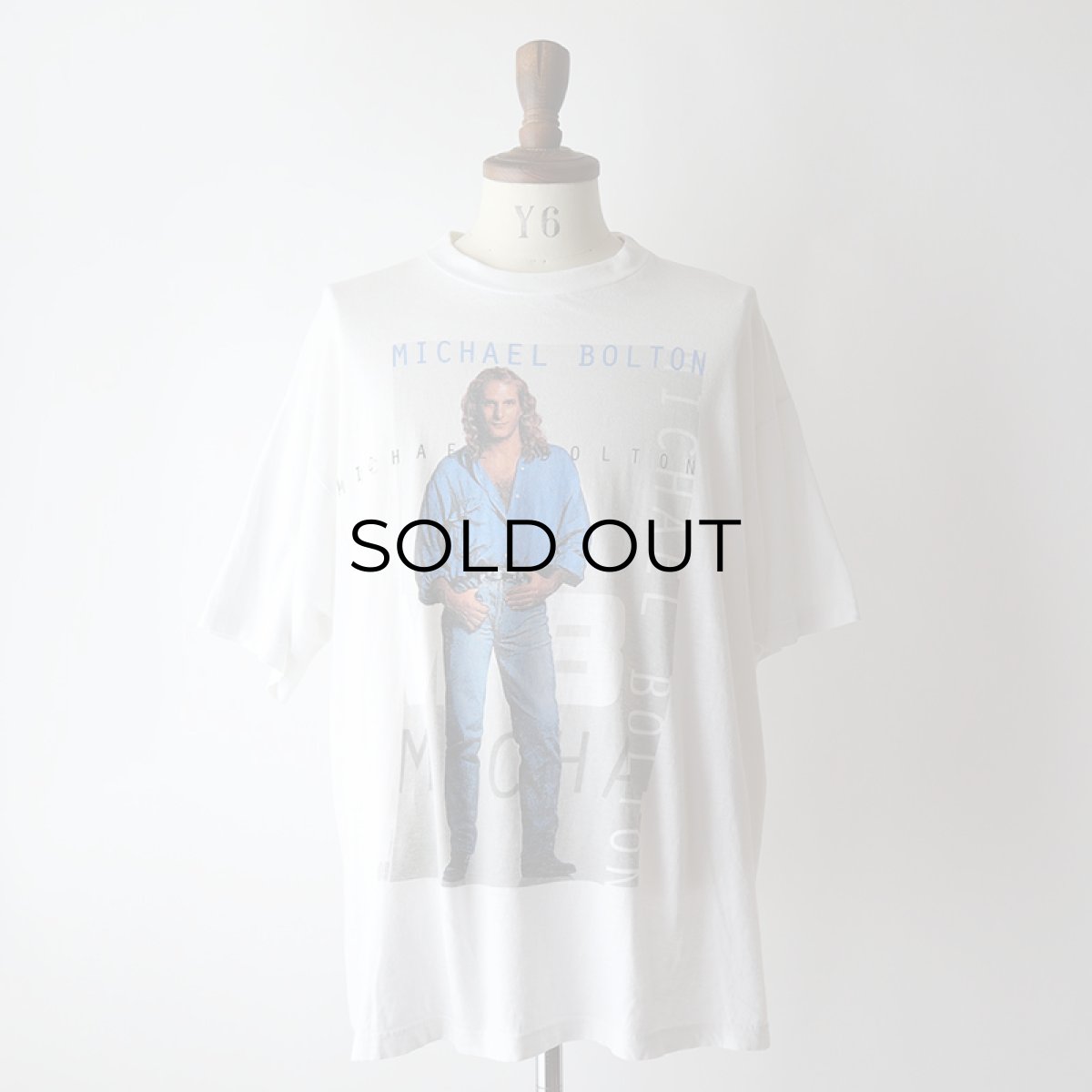 画像10: 90's UNKNOWN BRAND COTTON W-PRINT S/S ARTIST TEE "MICHAEL BOLTON WORLD TOUR 1996" (10)