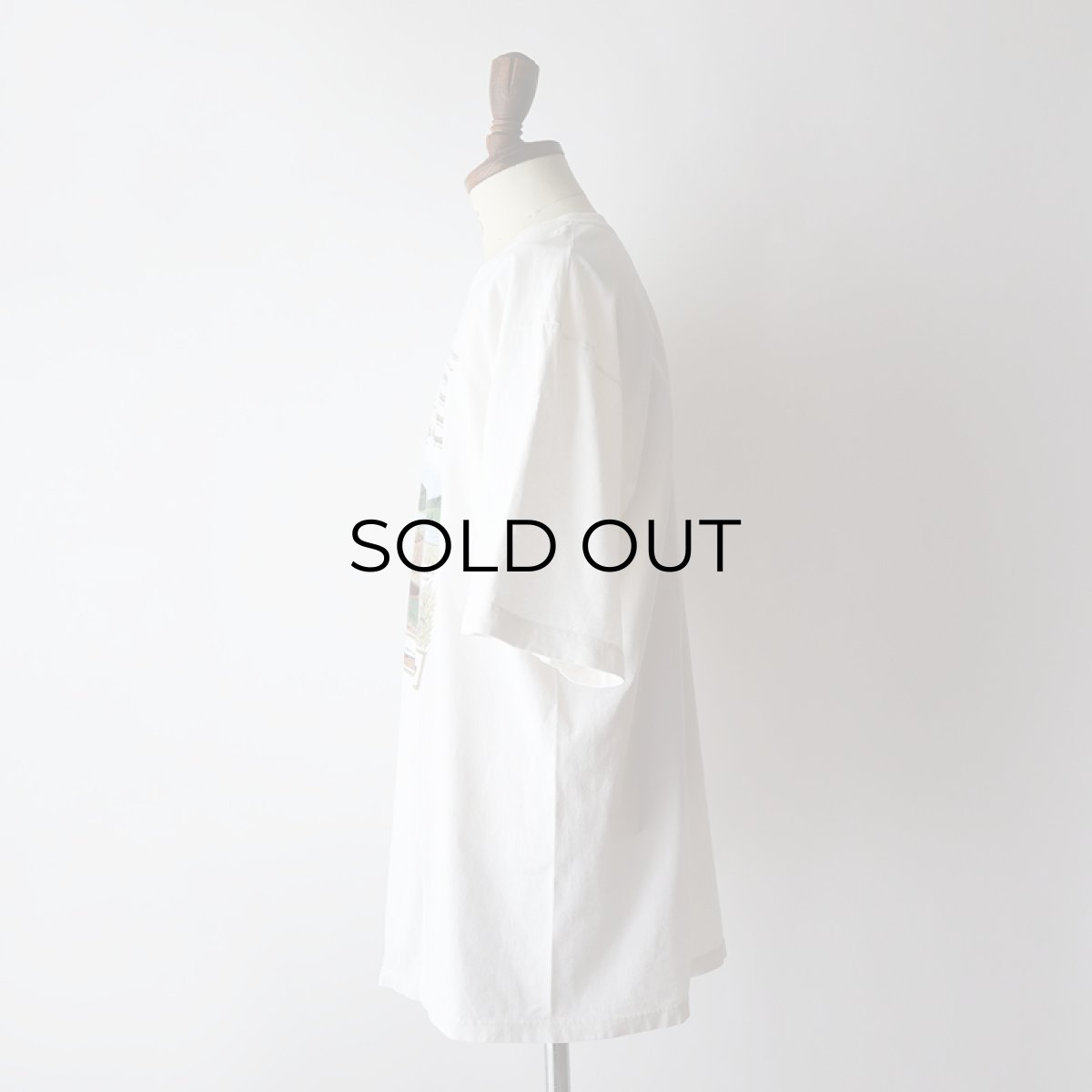 画像10: 90's HARBORSIDE GRAPHICS COTTON PRINT S/S TEE "THE CANOE" "MADE IN USA" (10)