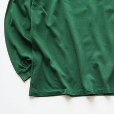 画像4: 〜80's LACOSTE COTTON MOSS STITCH L/S POLO SHIRT "MADE IN FRANCE" (4)