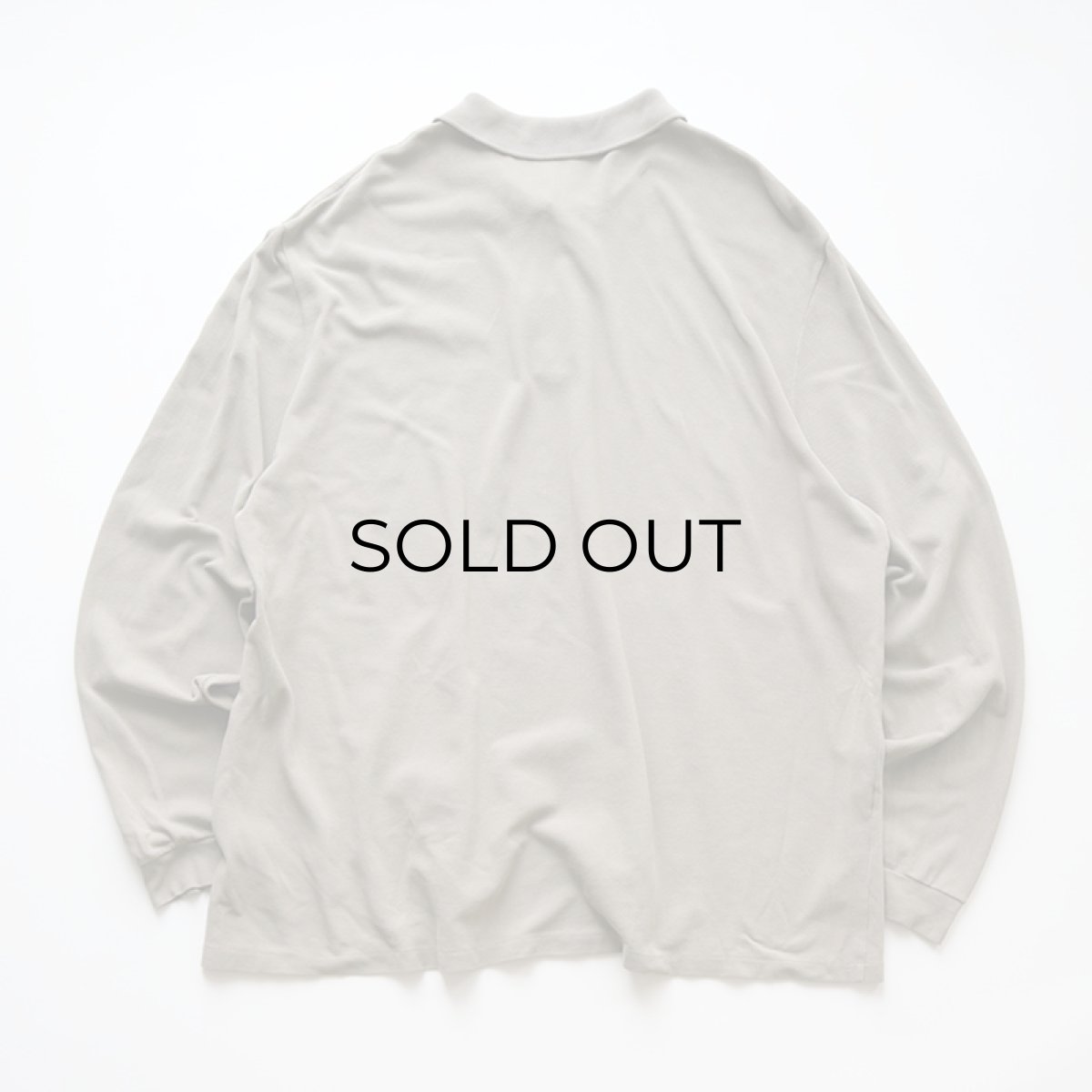 画像2: LACOSTE COTTON MOSS STITCH L/S POLO SHIRT (2)