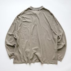 画像2: LACOSTE COTTON MOSS STITCH L/S POLO SHIRT (2)