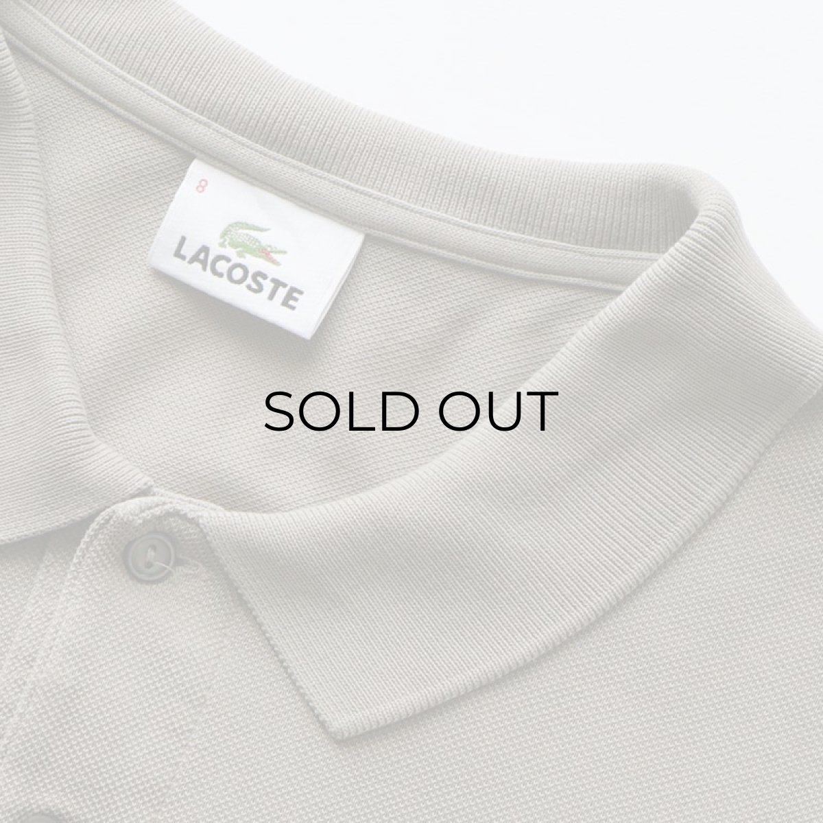 画像6: LACOSTE COTTON MOSS STITCH L/S POLO SHIRT (6)