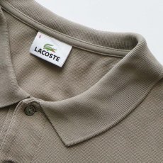 画像6: LACOSTE COTTON MOSS STITCH L/S POLO SHIRT (6)