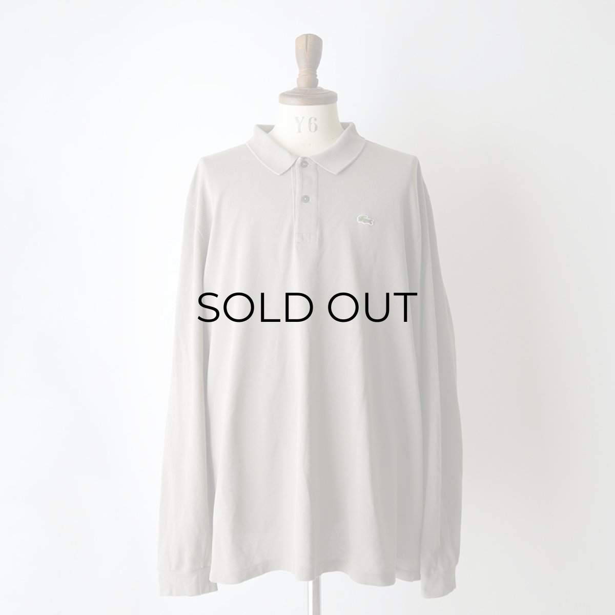 画像8: LACOSTE COTTON MOSS STITCH L/S POLO SHIRT (8)