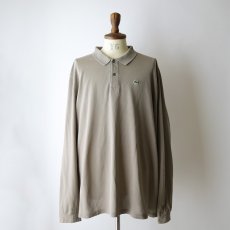 画像8: LACOSTE COTTON MOSS STITCH L/S POLO SHIRT (8)