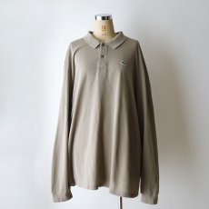 画像11: LACOSTE COTTON MOSS STITCH L/S POLO SHIRT (11)