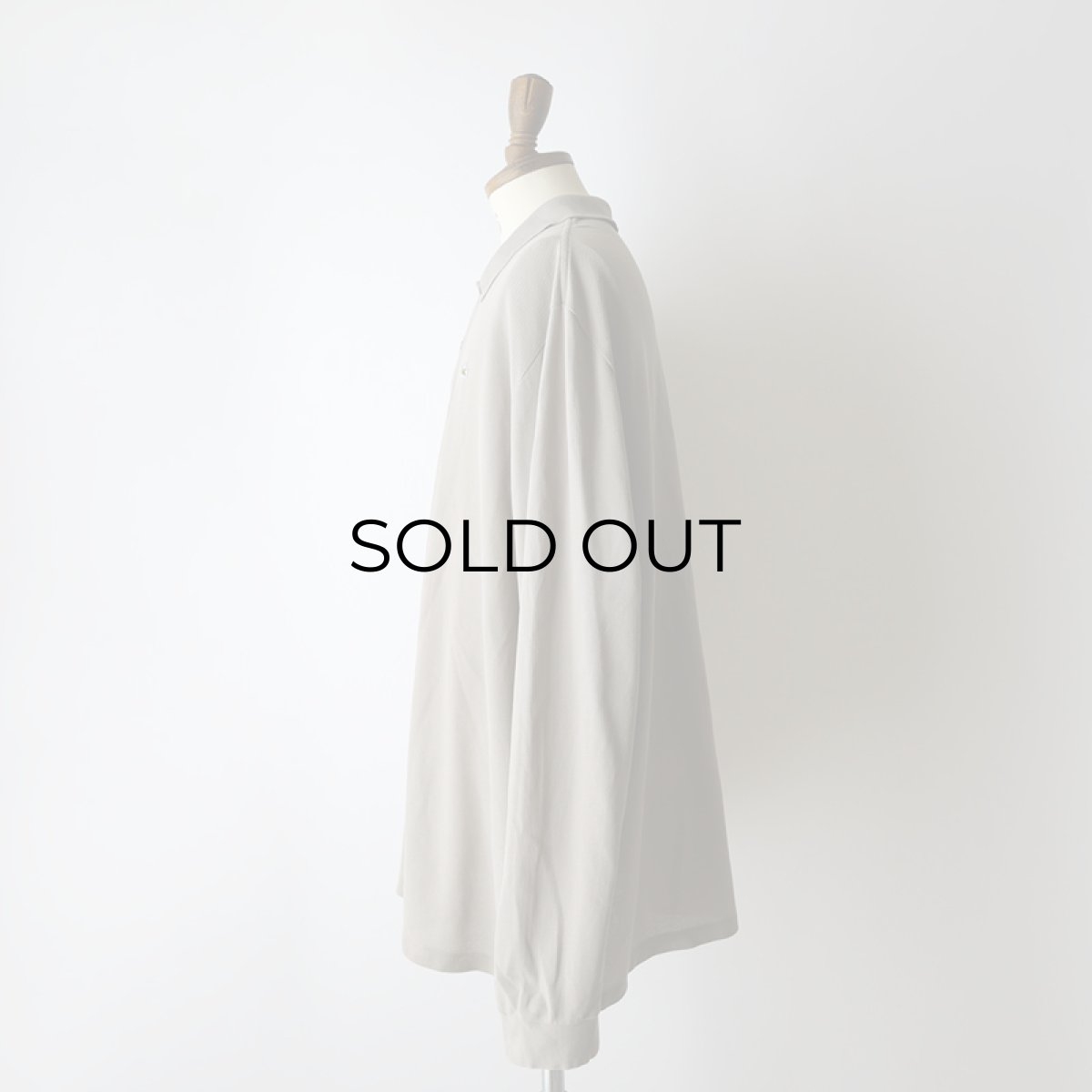 画像9: LACOSTE COTTON MOSS STITCH L/S POLO SHIRT (9)