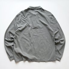 画像2: LACOSTE COTTON MOSS STITCH L/S POLO SHIRT (2)