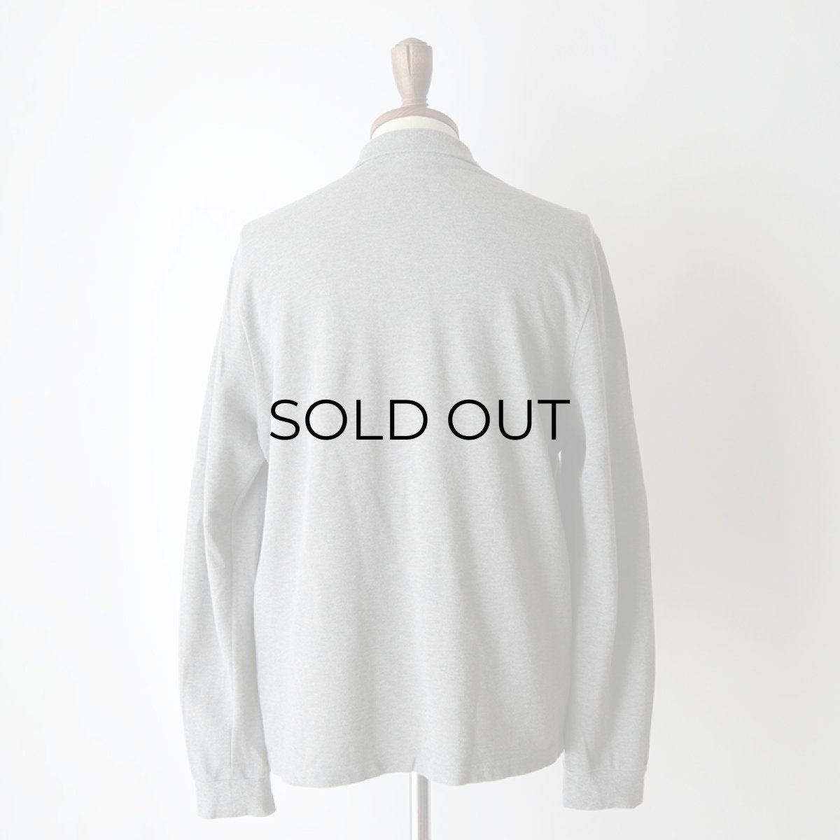 画像9: LACOSTE COTTON MOSS STITCH L/S POLO SHIRT (9)