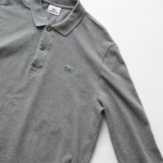 画像3: LACOSTE COTTON MOSS STITCH L/S POLO SHIRT (3)