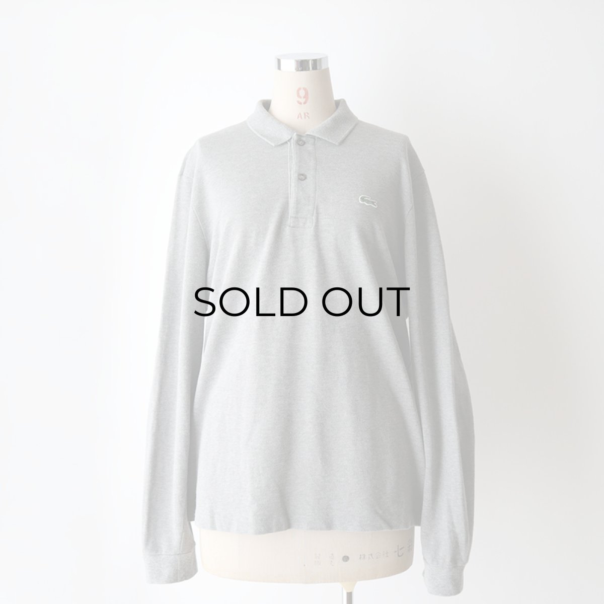 画像10: LACOSTE COTTON MOSS STITCH L/S POLO SHIRT (10)