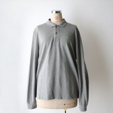 画像10: LACOSTE COTTON MOSS STITCH L/S POLO SHIRT (10)