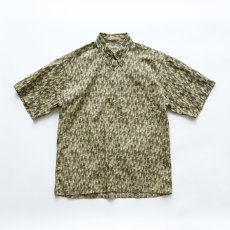 画像6: 90's CAMPIA COTTON ALL OVER PATTERN S/S BOX SHIRT (6)